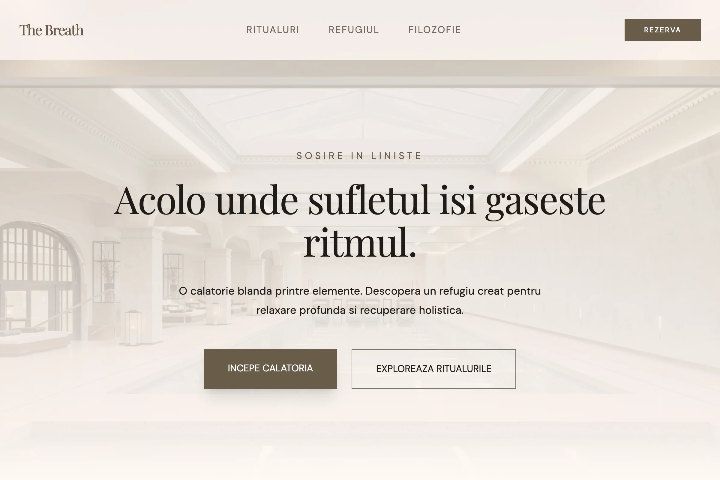 Mockup The Breath - retreat de wellness